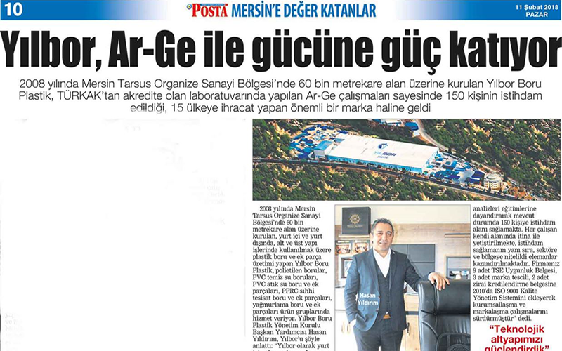 Yılbor, AR-GE İle Gücüne Güç Katıyor
